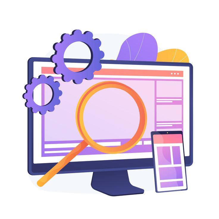 web development illustration